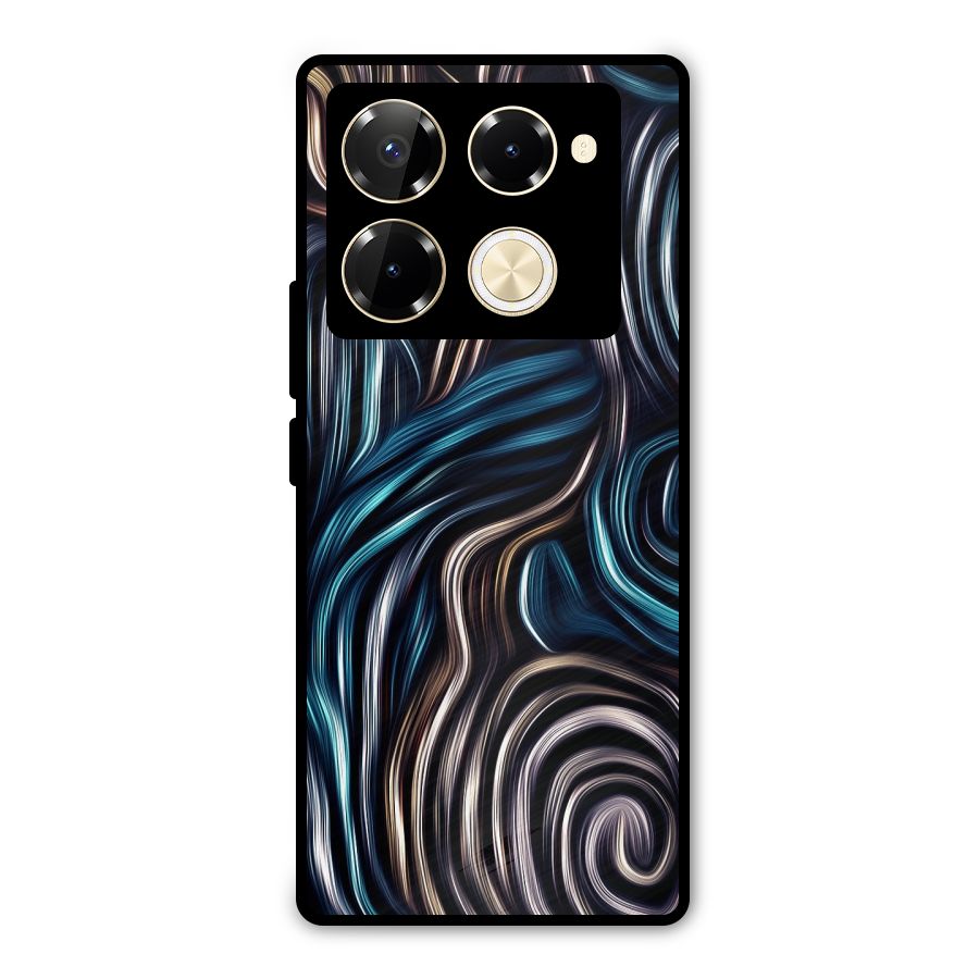 Oil Paint Artwork Metal Back Case for Infinix Note 40 Pro Plus
