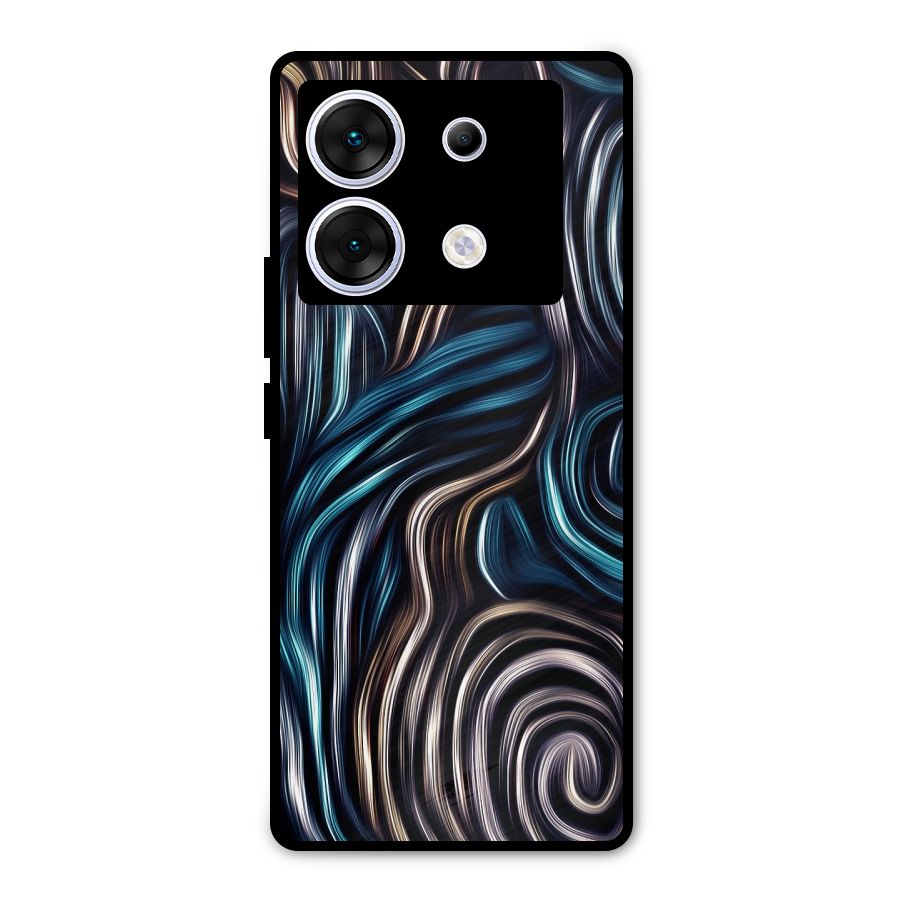 Oil Paint Artwork Metal Back Case for Infinix Zero 30 5G