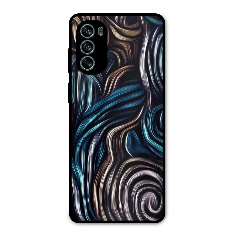 Oil Paint Artwork Metal Back Case for Moto G62