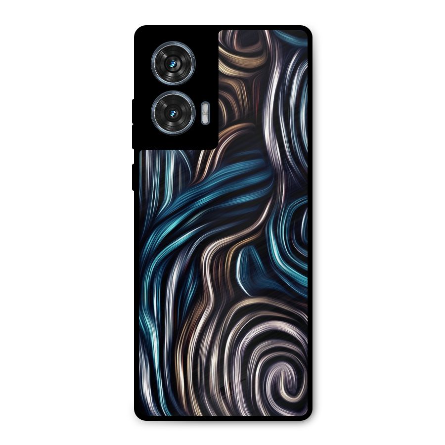 Oil Paint Artwork Metal Back Case for Motorola Edge 50 Fusion