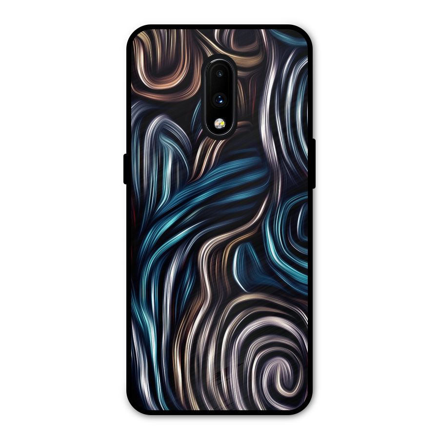Oil Paint Artwork Metal Back Case for OnePlus 7
