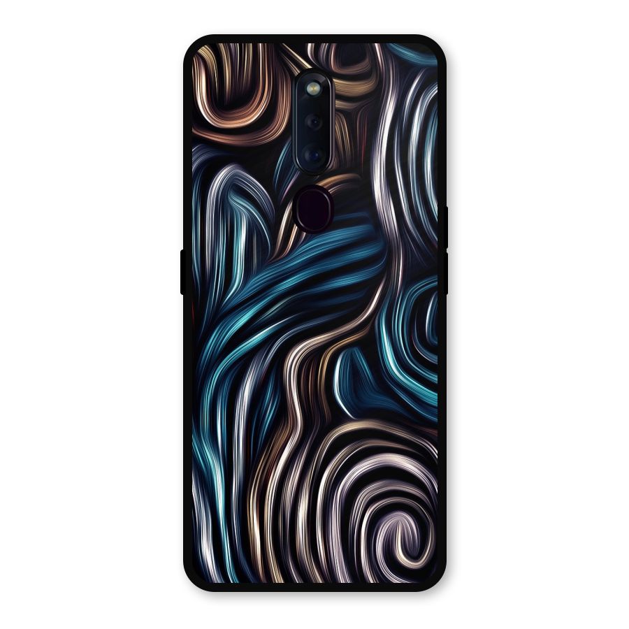 Oil Paint Artwork Metal Back Case for Oppo F11 Pro