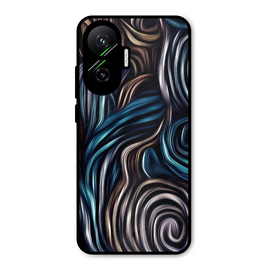 Oil Paint Artwork Metal Back Case for Poco F7
