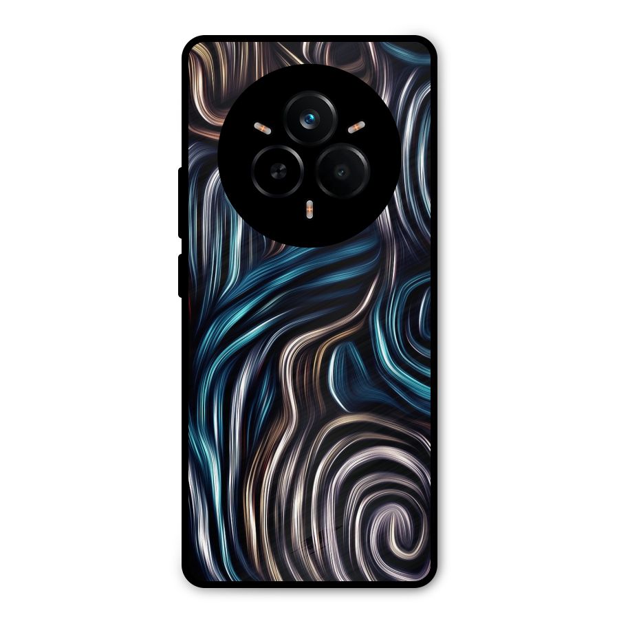 Oil Paint Artwork Metal Back Case for Realme 14 Pro Plus