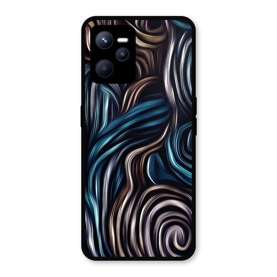 Oil Paint Artwork Metal Back Case for Realme C35