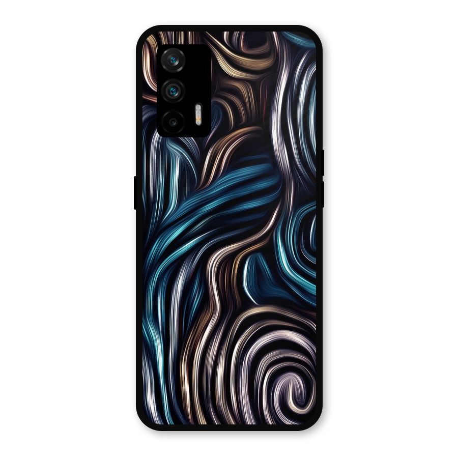 Oil Paint Artwork Metal Back Case for Realme GT 5G