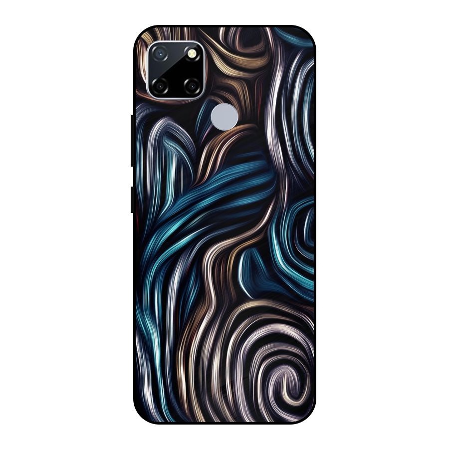 Oil Paint Artwork Metal Back Case for Realme Narzo 20