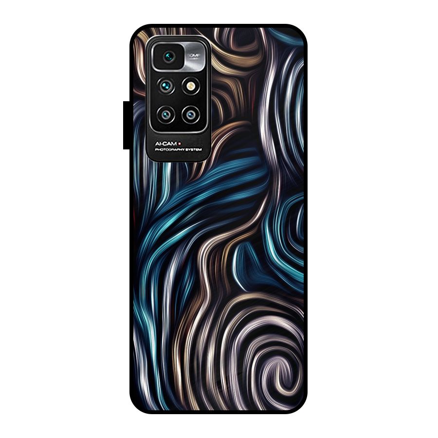 Oil Paint Artwork Metal Back Case for Redmi 10 Prime
