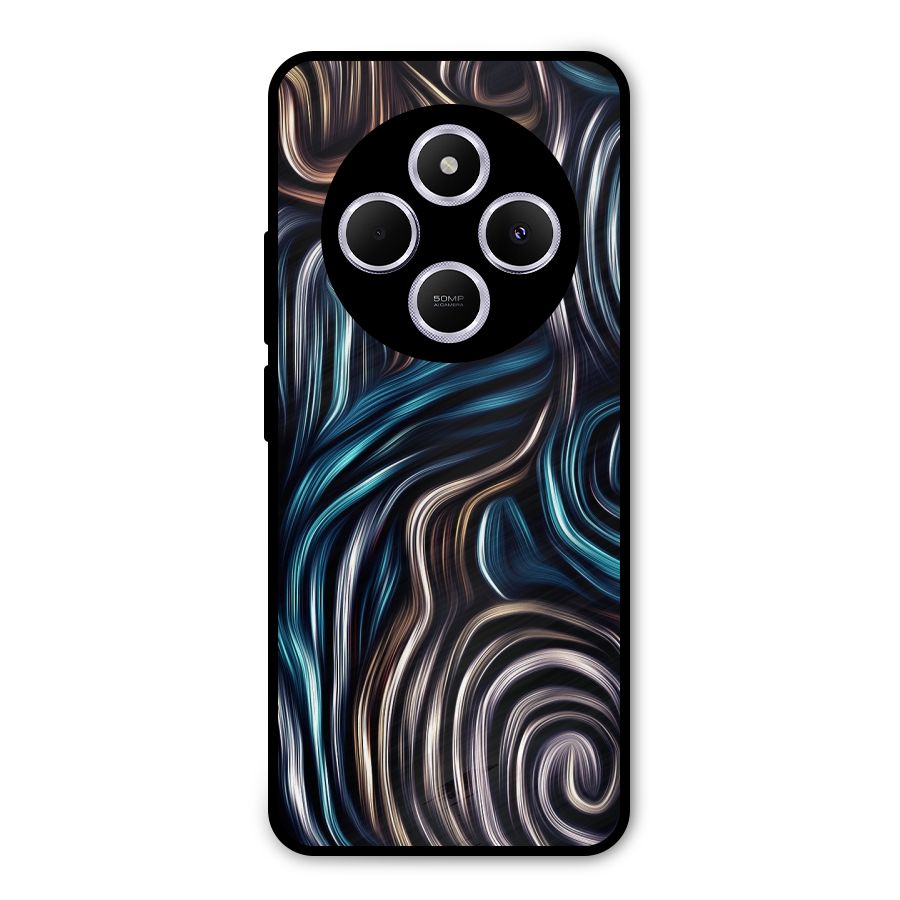 Oil Paint Artwork Metal Back Case for Redmi 14C