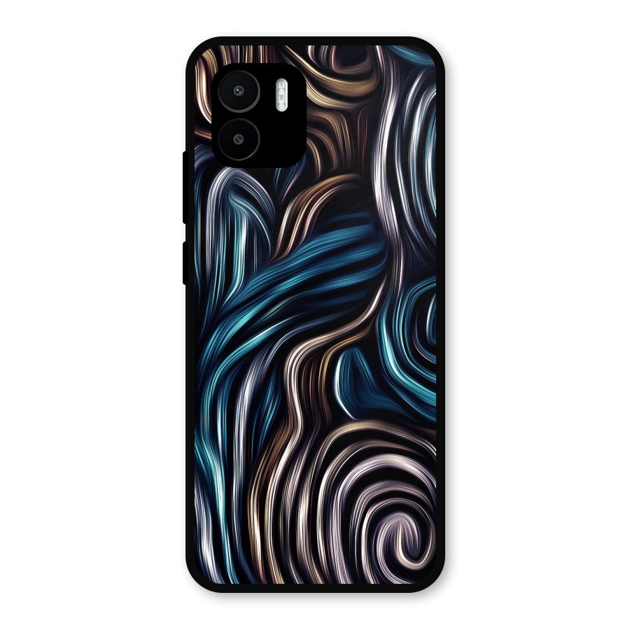 Oil Paint Artwork Metal Back Case for Redmi A2
