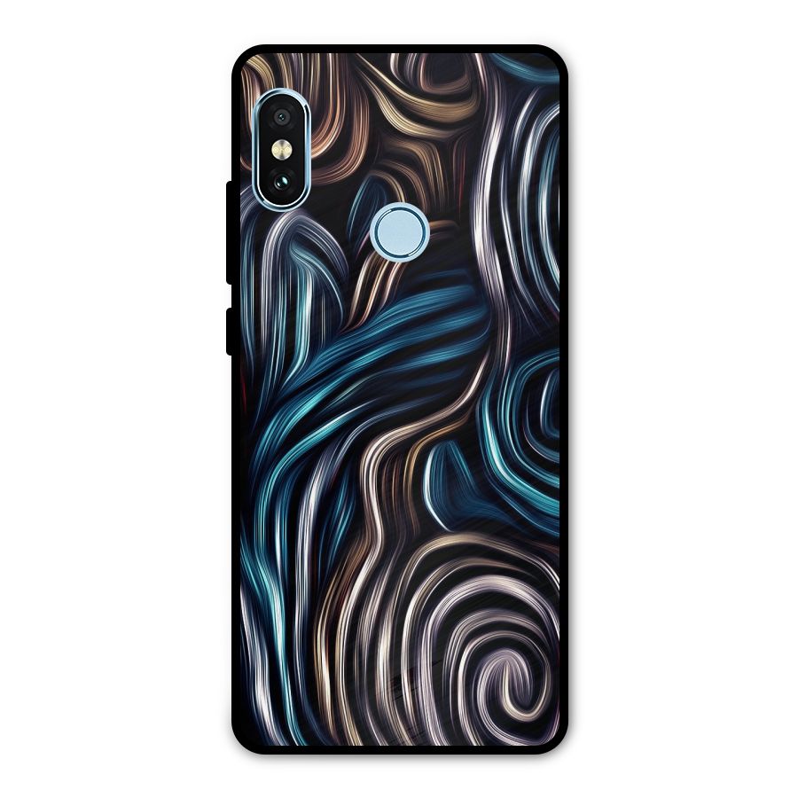 Oil Paint Artwork Metal Back Case for Redmi Note 5 Pro