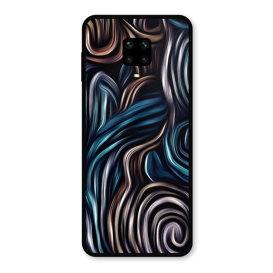 Oil Paint Artwork Metal Back Case for Redmi Note 9 Pro Max