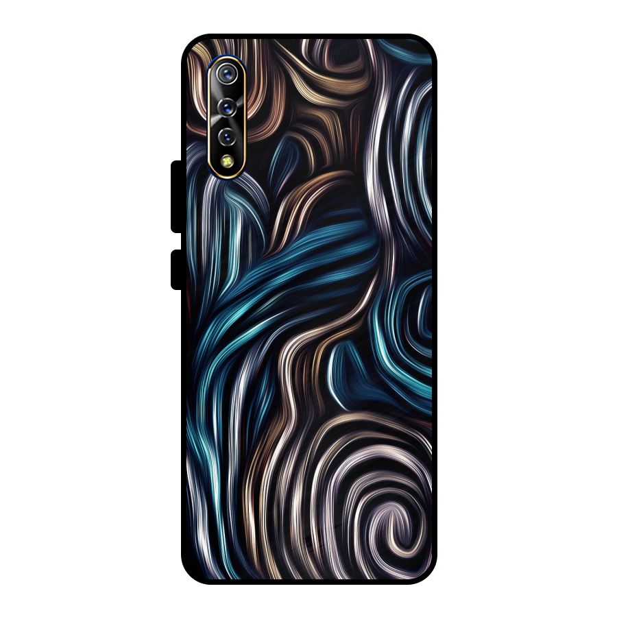 Oil Paint Artwork Metal Back Case for Vivo S1
