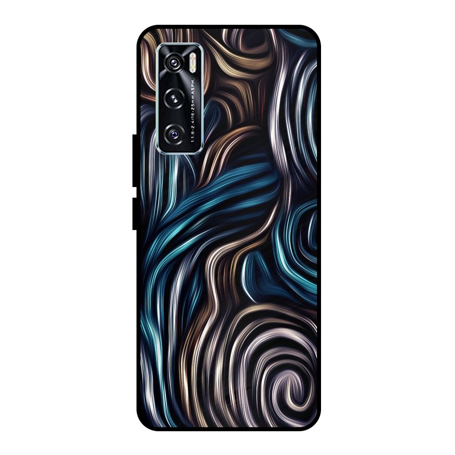 Oil Paint Artwork Metal Back Case for Vivo V20 SE