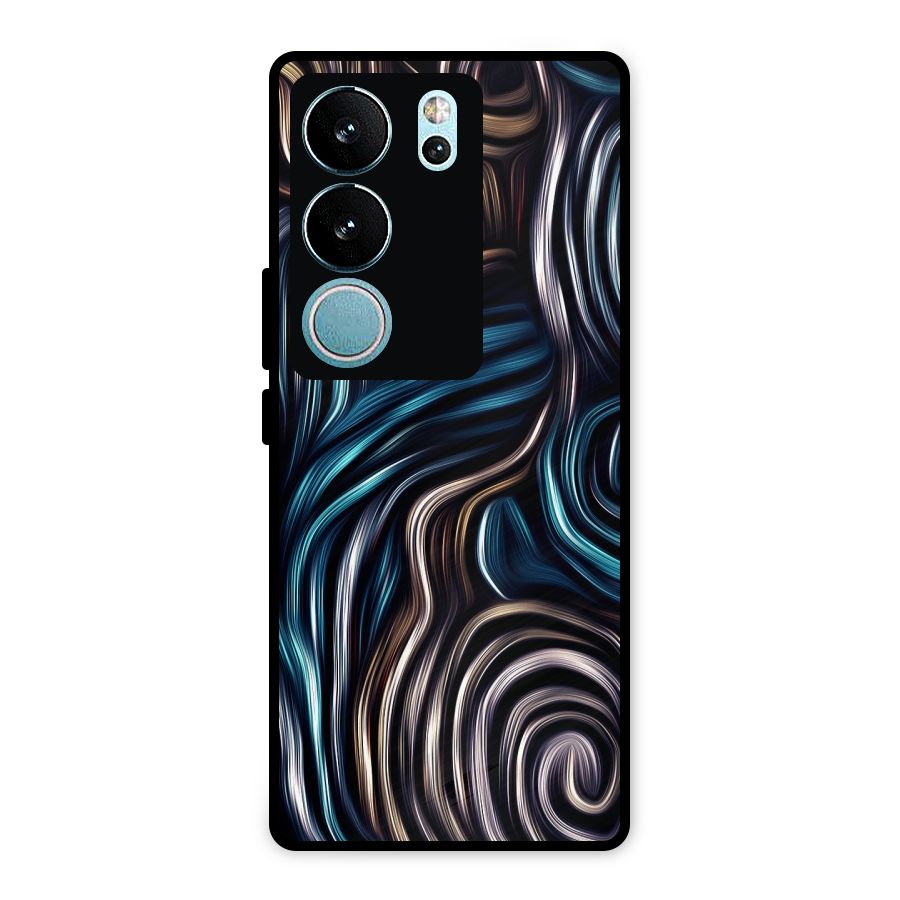 Oil Paint Artwork Metal Back Case for Vivo V29