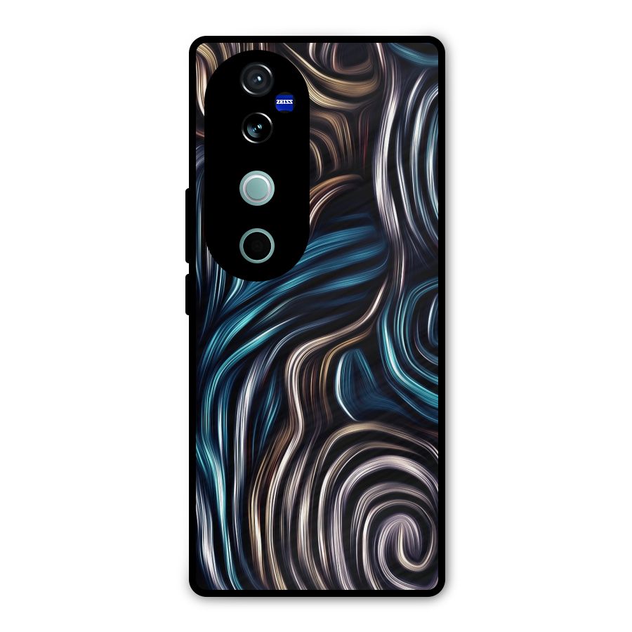 Oil Paint Artwork Metal Back Case for Vivo V40