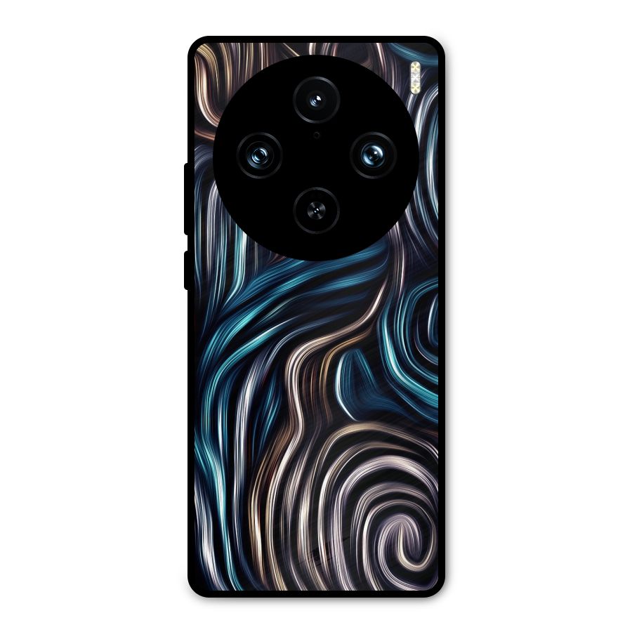 Oil Paint Artwork Metal Back Case for Vivo X100 Pro