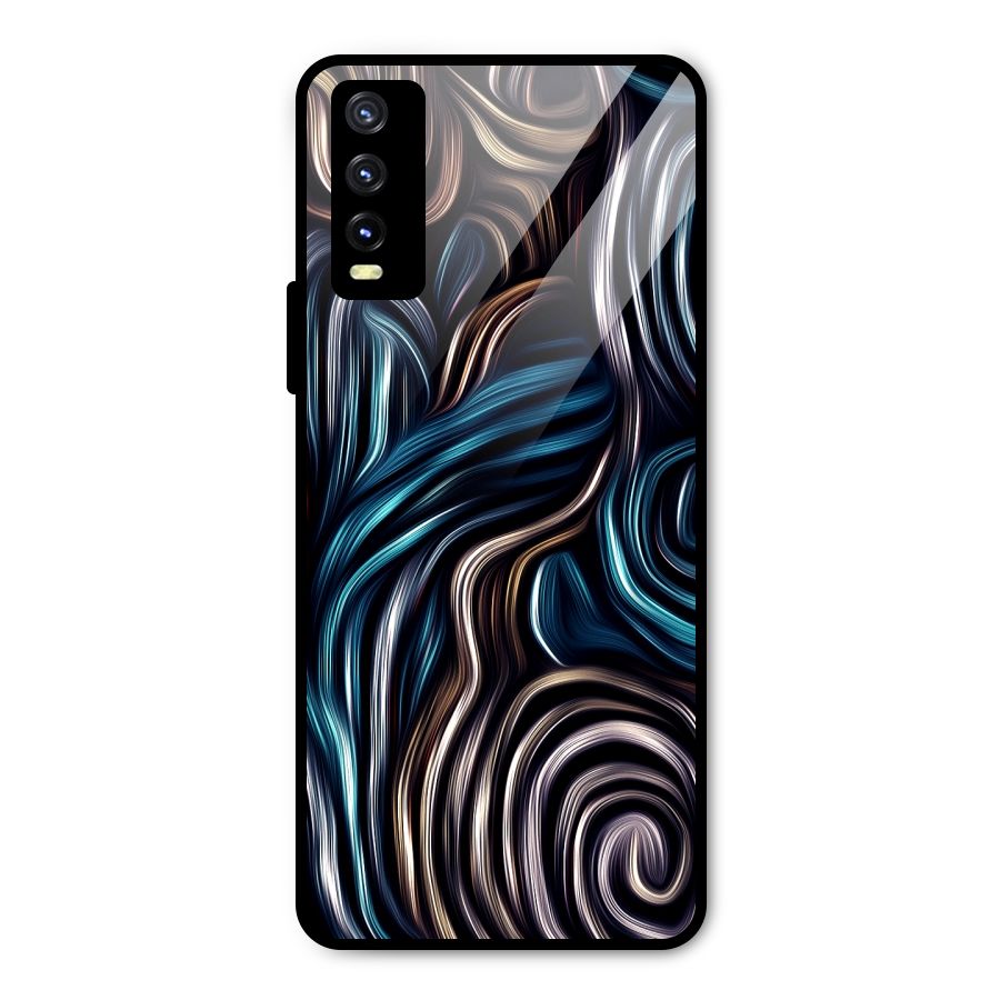 Oil Paint Artwork Metal Back Case for Vivo Y20g