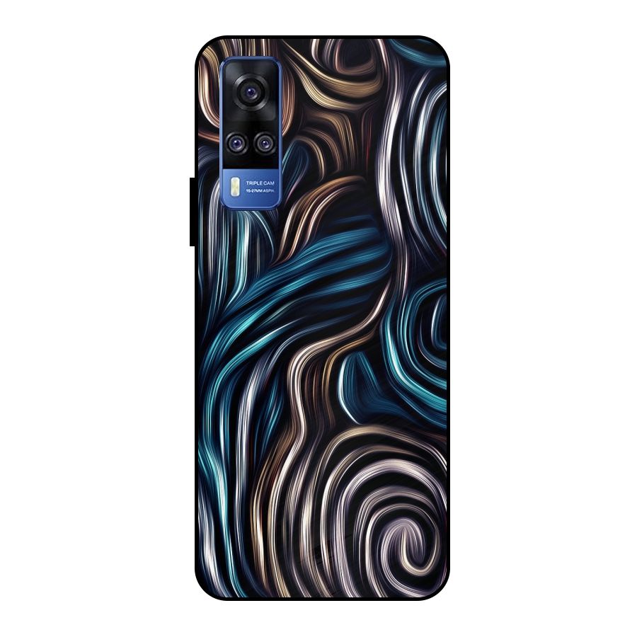 Oil Paint Artwork Metal Back Case for Vivo Y51