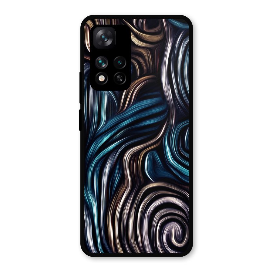 Oil Paint Artwork Metal Back Case for Xiaomi 11i Hypercharge 5G