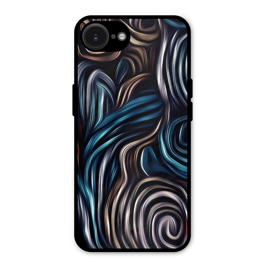 Oil Paint Artwork Metal Back Case for iPhone 16e