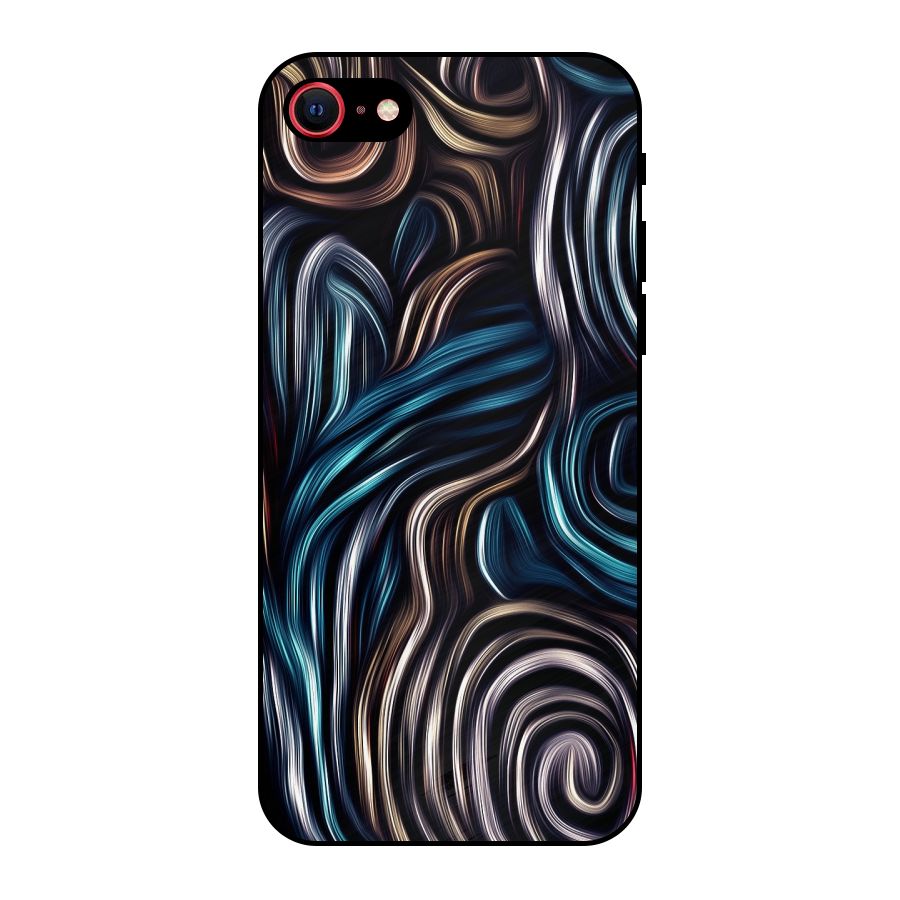 Oil Paint Artwork Metal Back Case for iPhone 7