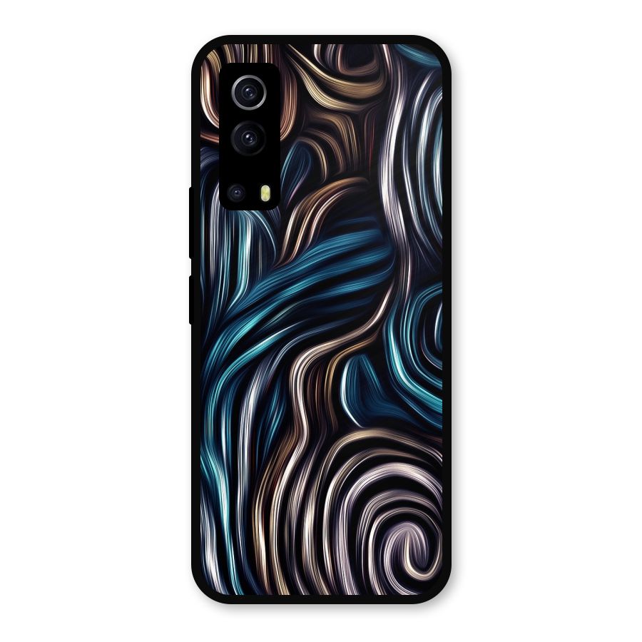 Oil Paint Artwork Metal Back Case for iQOO Z3
