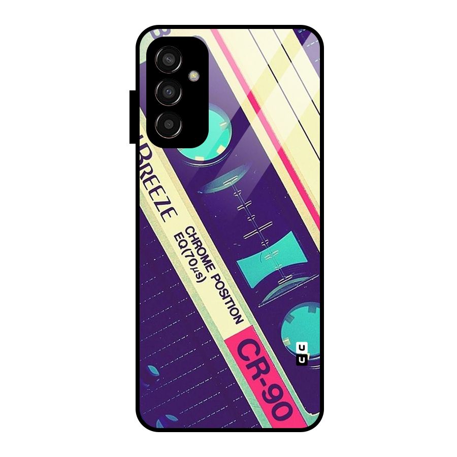 Old Casette Shade Glass Back Case for Galaxy F13