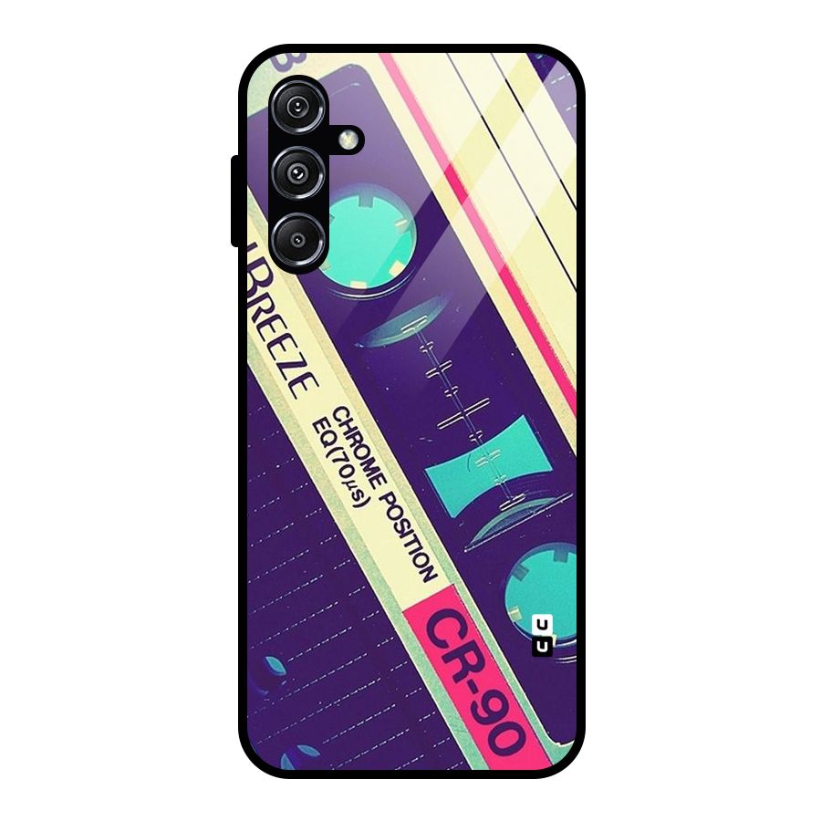 Old Casette Shade Glass Back Case for Galaxy M34 5G