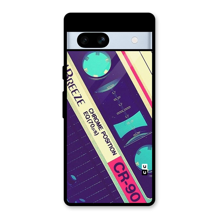 Old Casette Shade Glass Back Case for Google Pixel 7a
