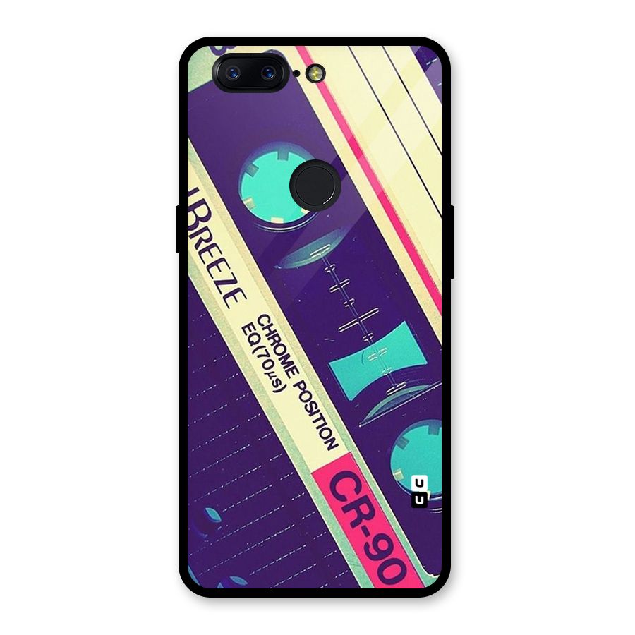 Old Casette Shade Glass Back Case for OnePlus 5T