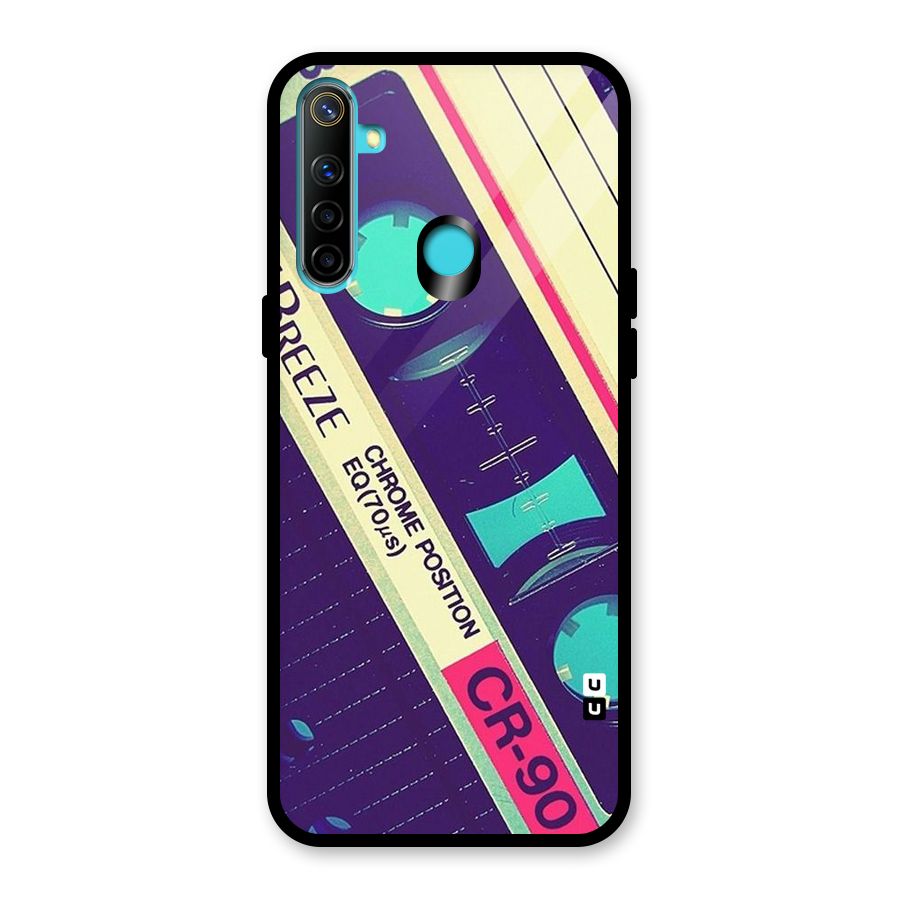 Old Casette Shade Glass Back Case for Realme 5i