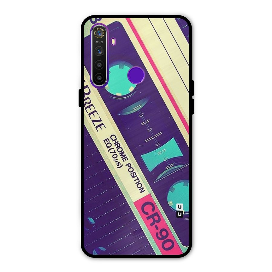 Old Casette Shade Glass Back Case for Realme 5s