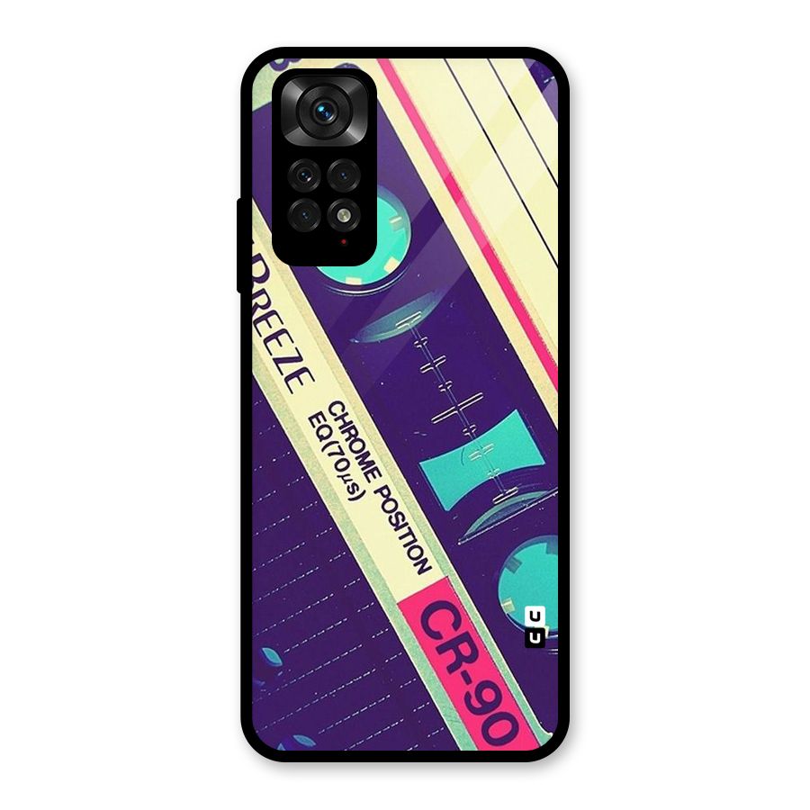 Old Casette Shade Glass Back Case for Redmi Note 11S