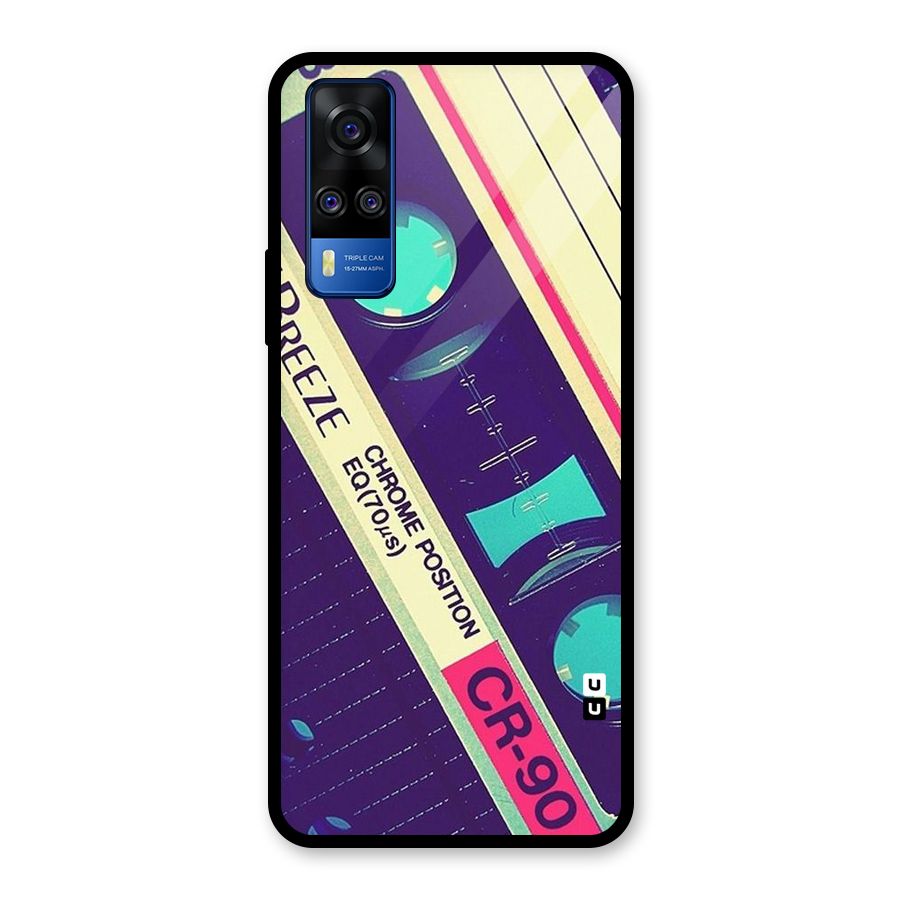 Old Casette Shade Glass Back Case for Vivo Y31