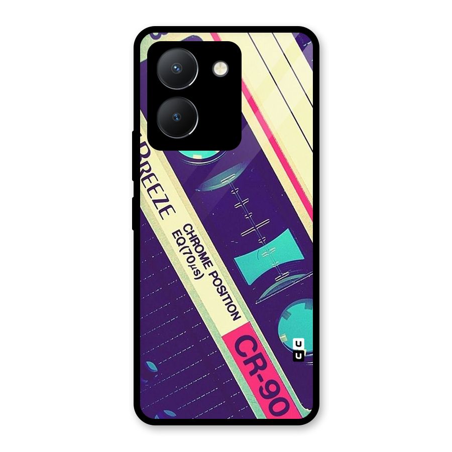 Old Casette Shade Glass Back Case for Vivo Y36