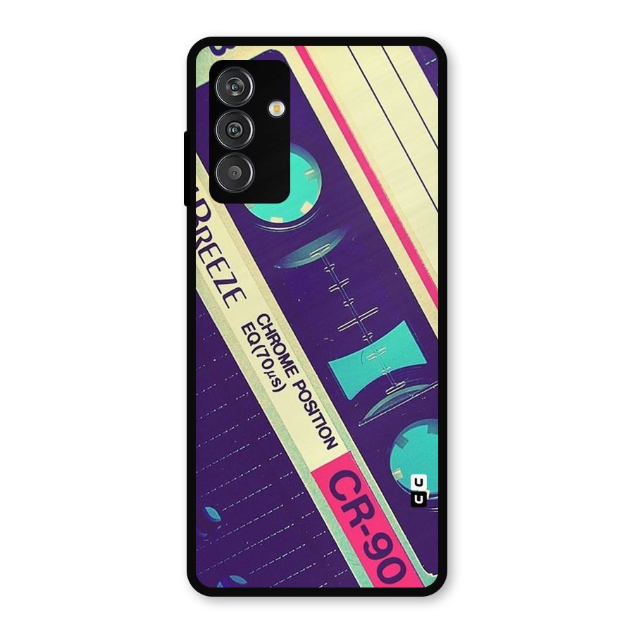 Old Casette Shade Metal Back Case for Galaxy F13