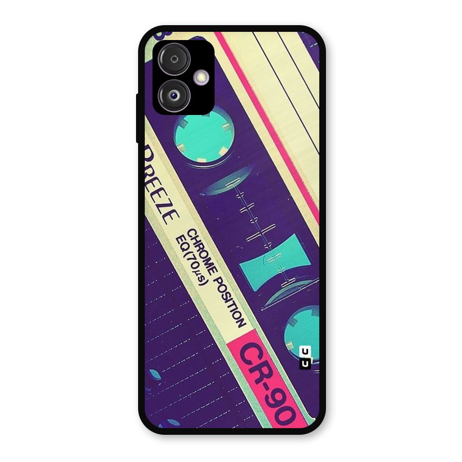 Old Casette Shade Metal Back Case for Galaxy F14