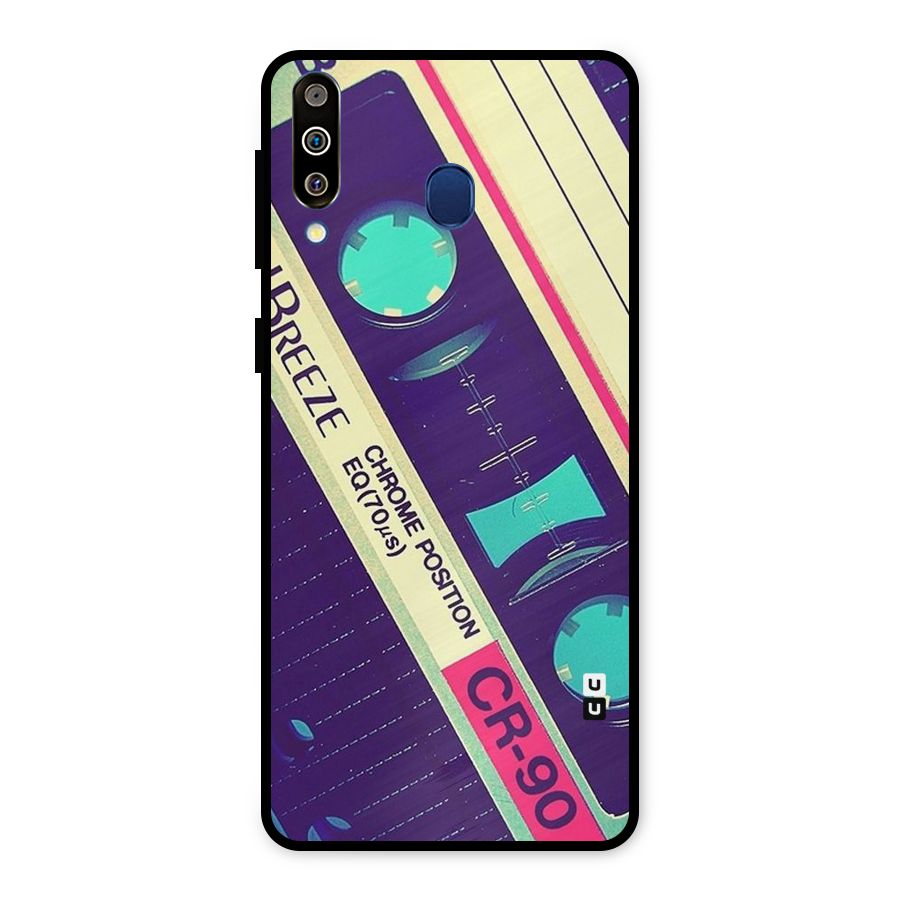 Old Casette Shade Metal Back Case for Galaxy M30