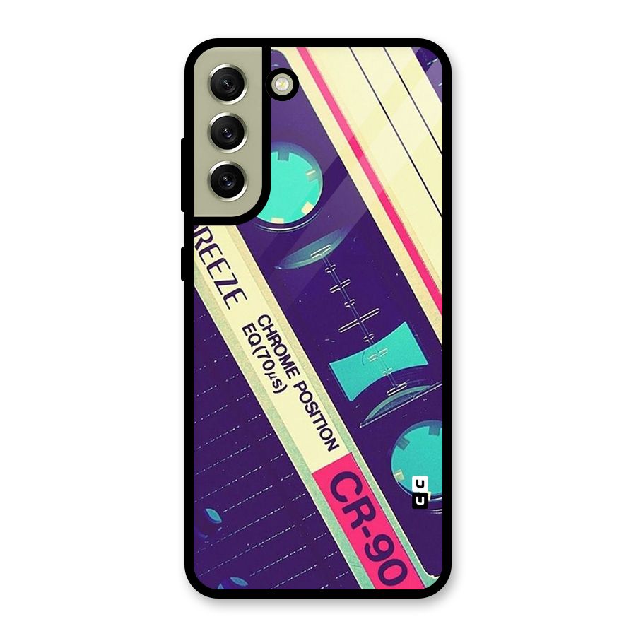 Old Casette Shade Metal Back Case for Galaxy S21 FE 5G (2023)