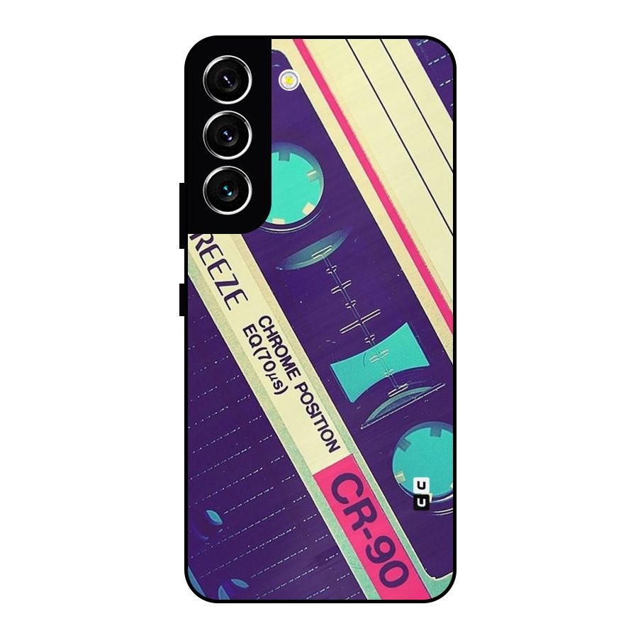 Old Casette Shade Metal Back Case for Galaxy S22 5G