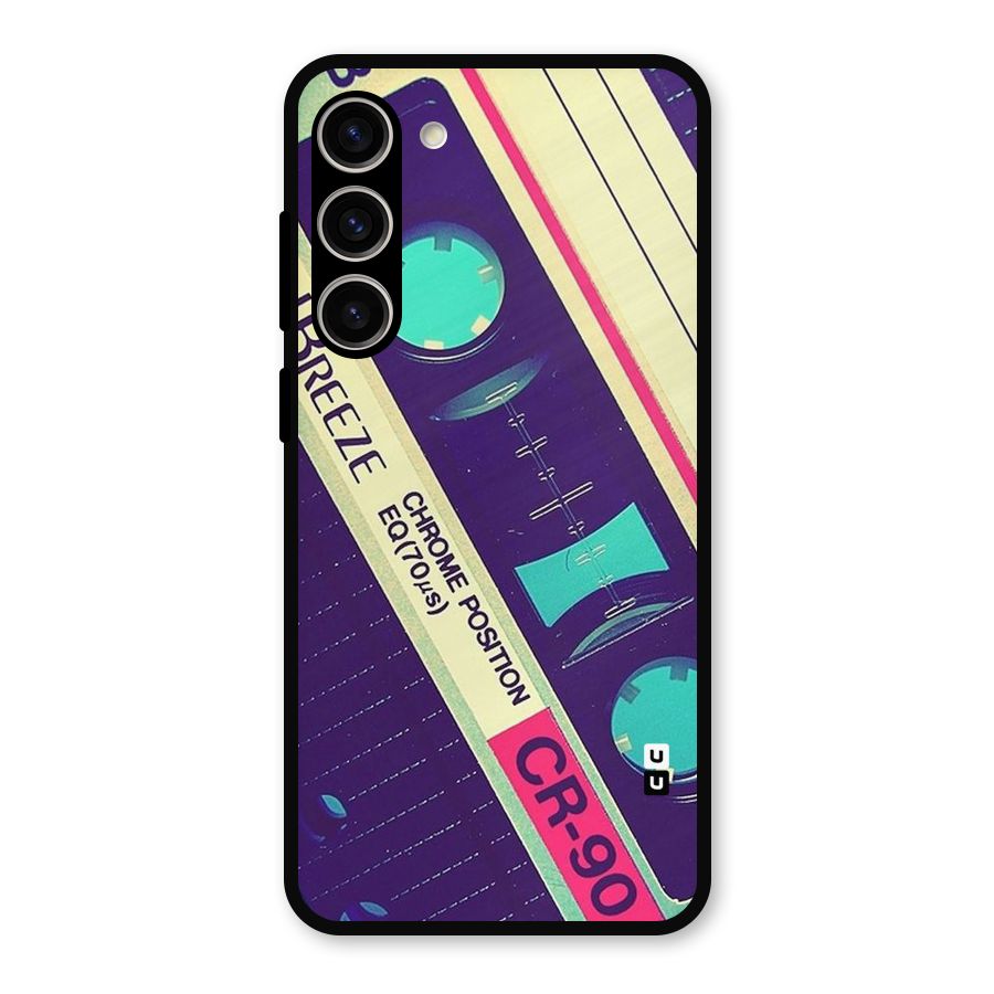 Old Casette Shade Metal Back Case for Galaxy S23 Plus