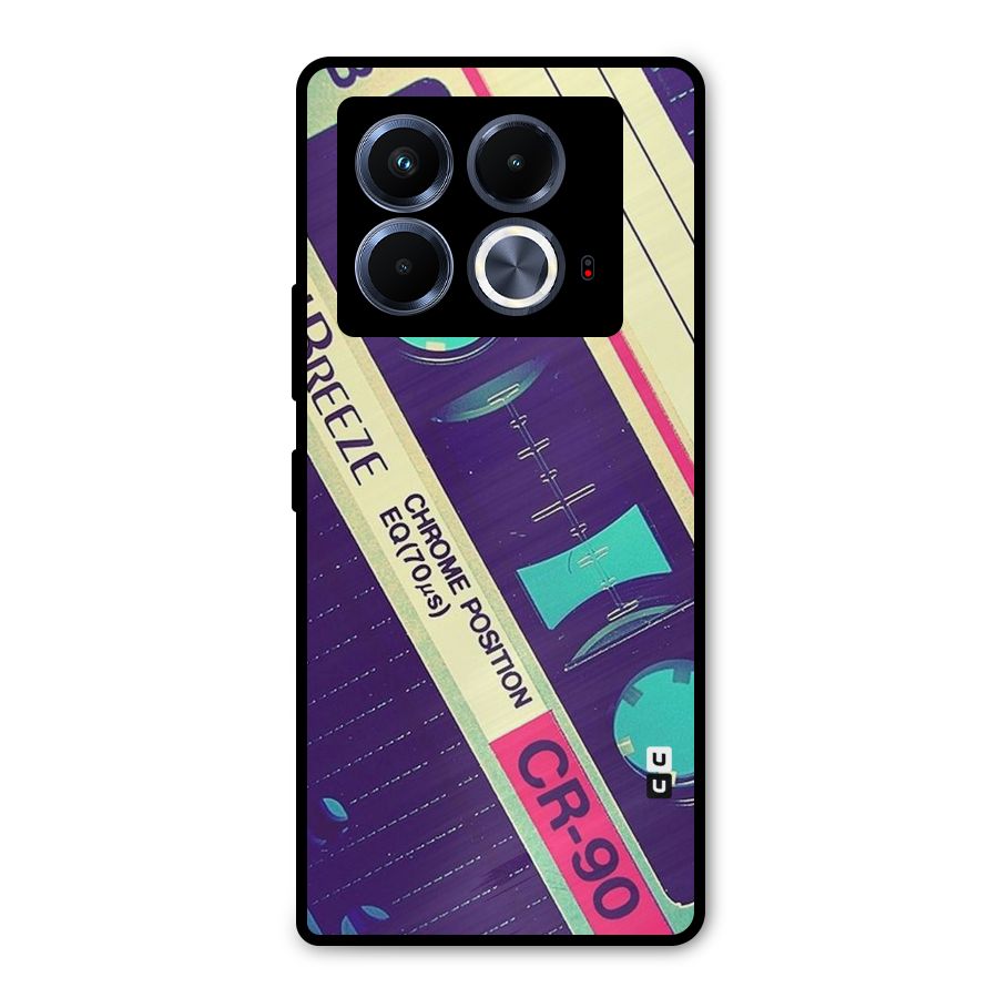 Old Casette Shade Metal Back Case for Infinix Note 40 5G