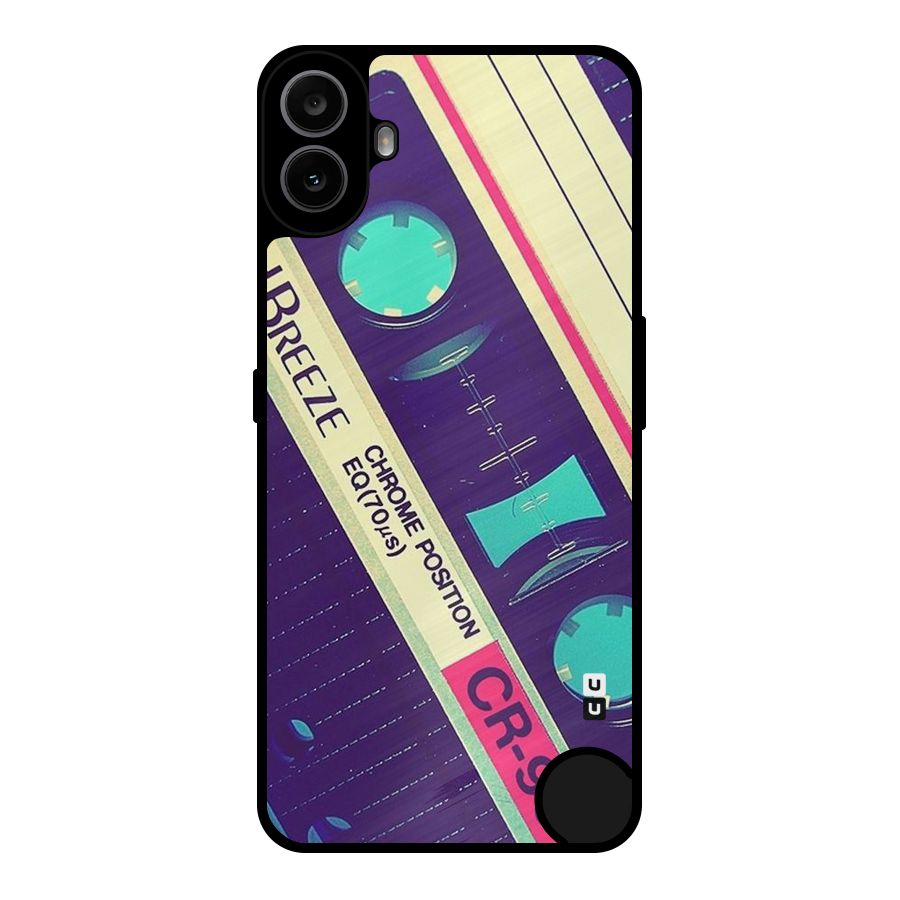 Old Casette Shade Metal Back Case for Nothing CMF Phone 1