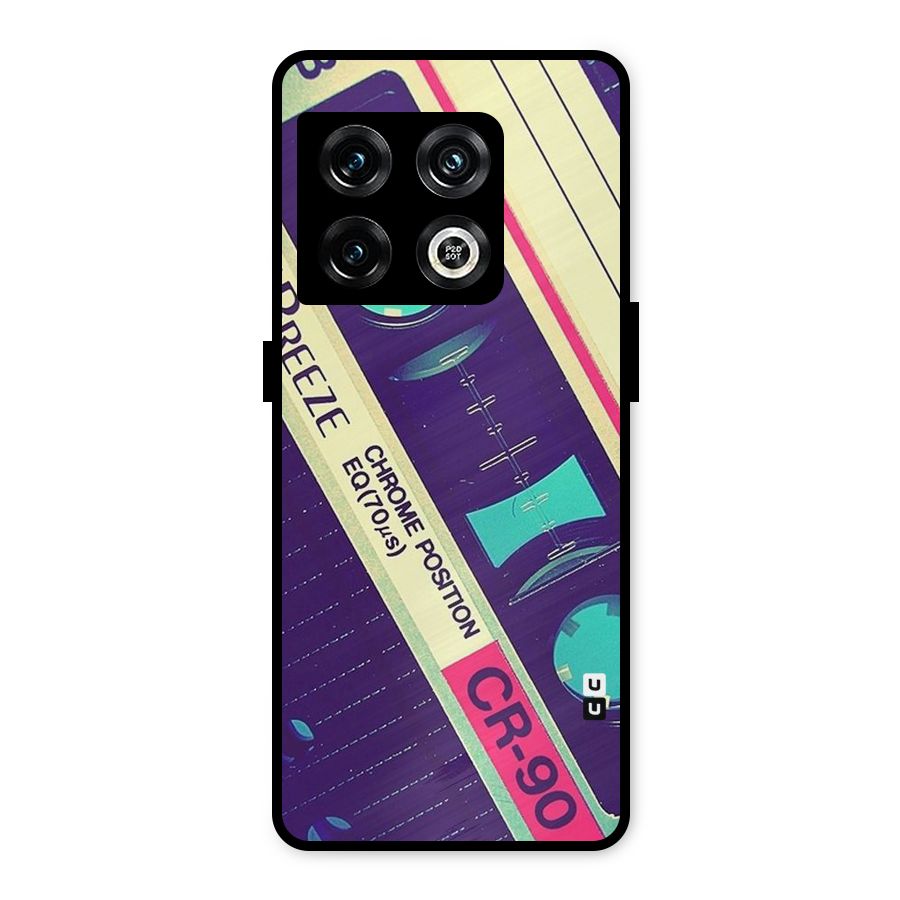 Old Casette Shade Metal Back Case for OnePlus 10 Pro 5G