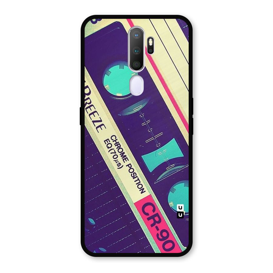 Old Casette Shade Metal Back Case for Oppo A9 (2020)
