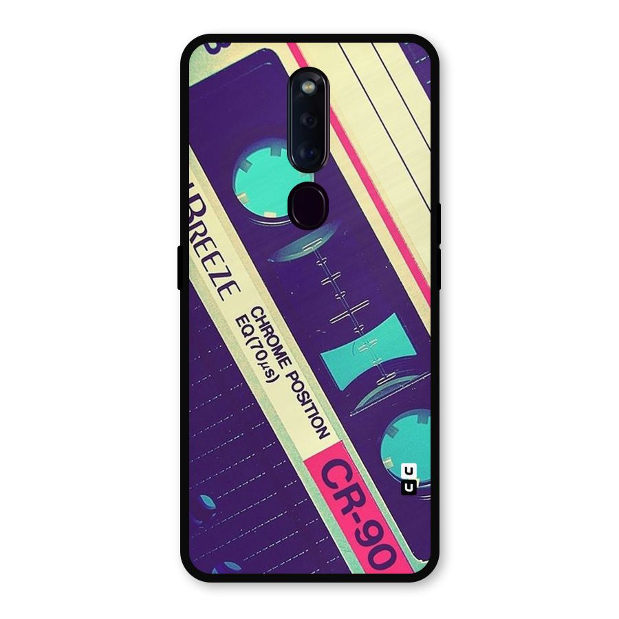 Old Casette Shade Metal Back Case for Oppo F11 Pro