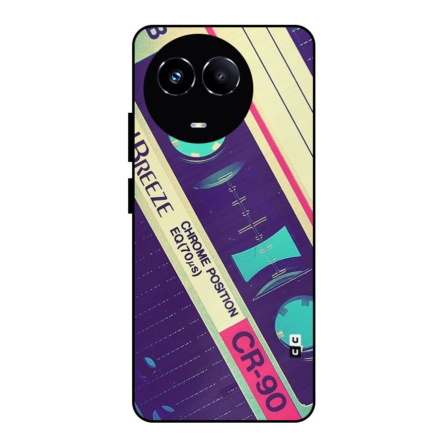 Old Casette Shade Metal Back Case for Realme 11 5G