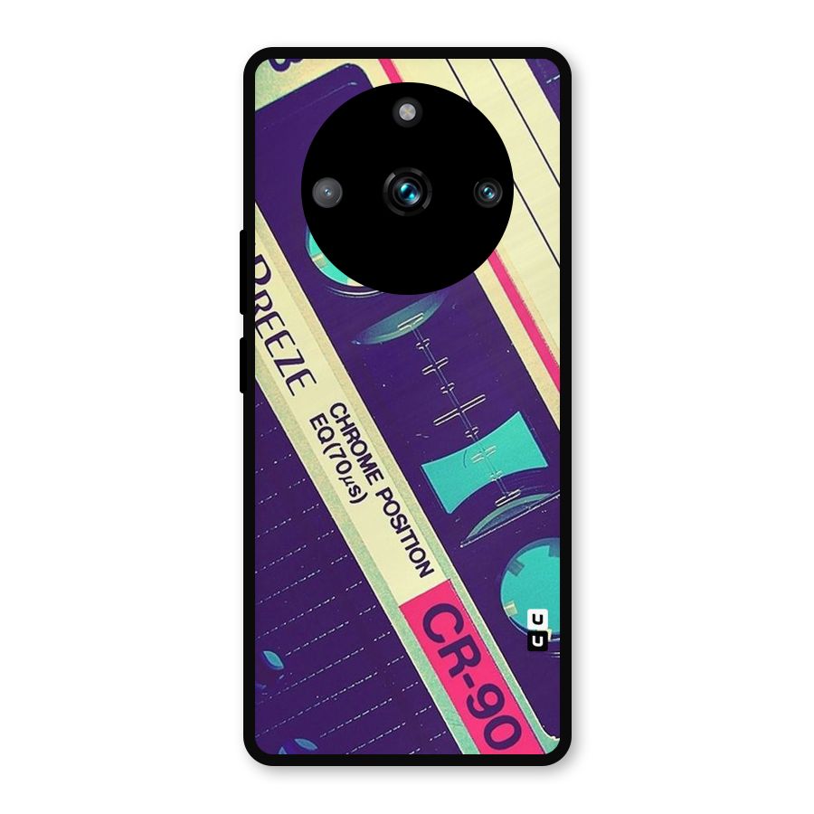 Old Casette Shade Metal Back Case for Realme 11 Pro Plus