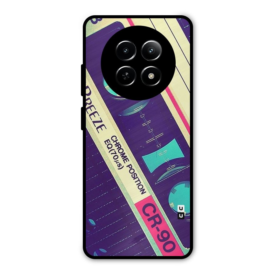Old Casette Shade Metal Back Case for Realme 13